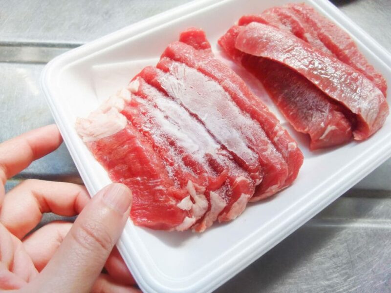 冷凍された切り身のイメージ