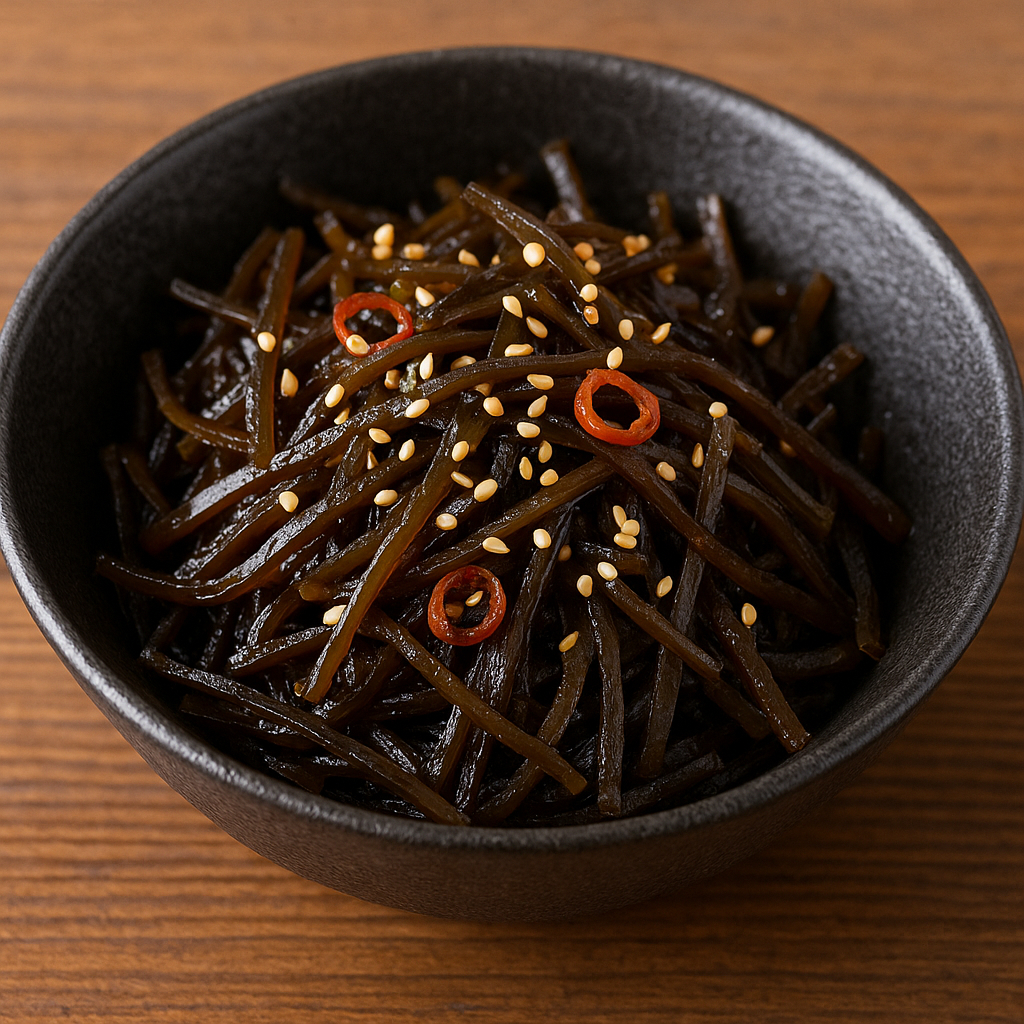 昆布のピリ辛炒め
