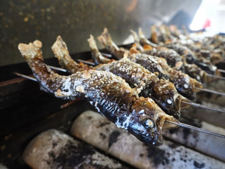 鮎の塩焼き